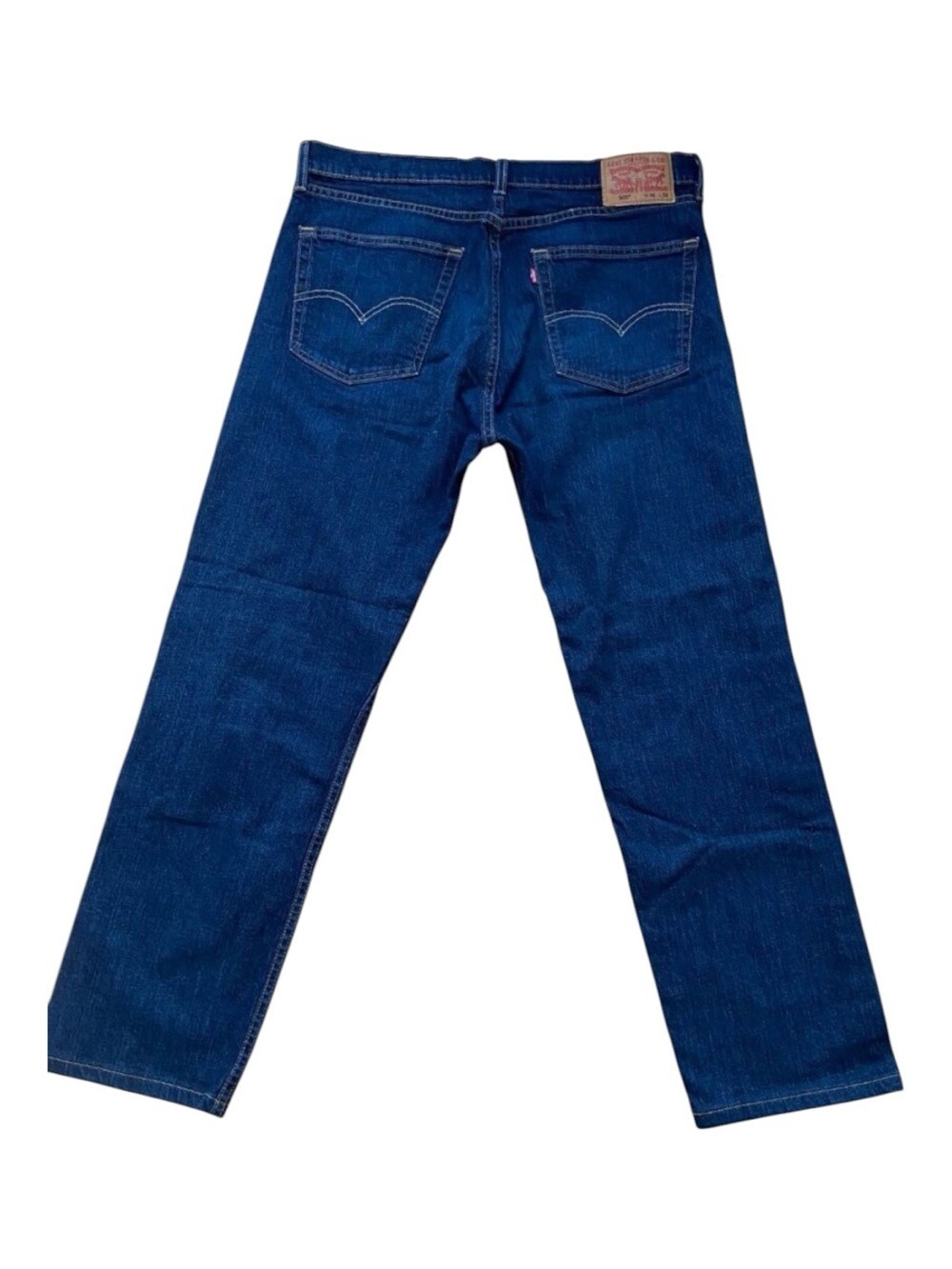 Levis 505 Mens Straight Leg Jeans W36 Classic Fit Blue Denim Made In Mexico